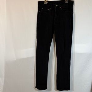 Levis 514 Black Denim straight leg Jeans L30 W30